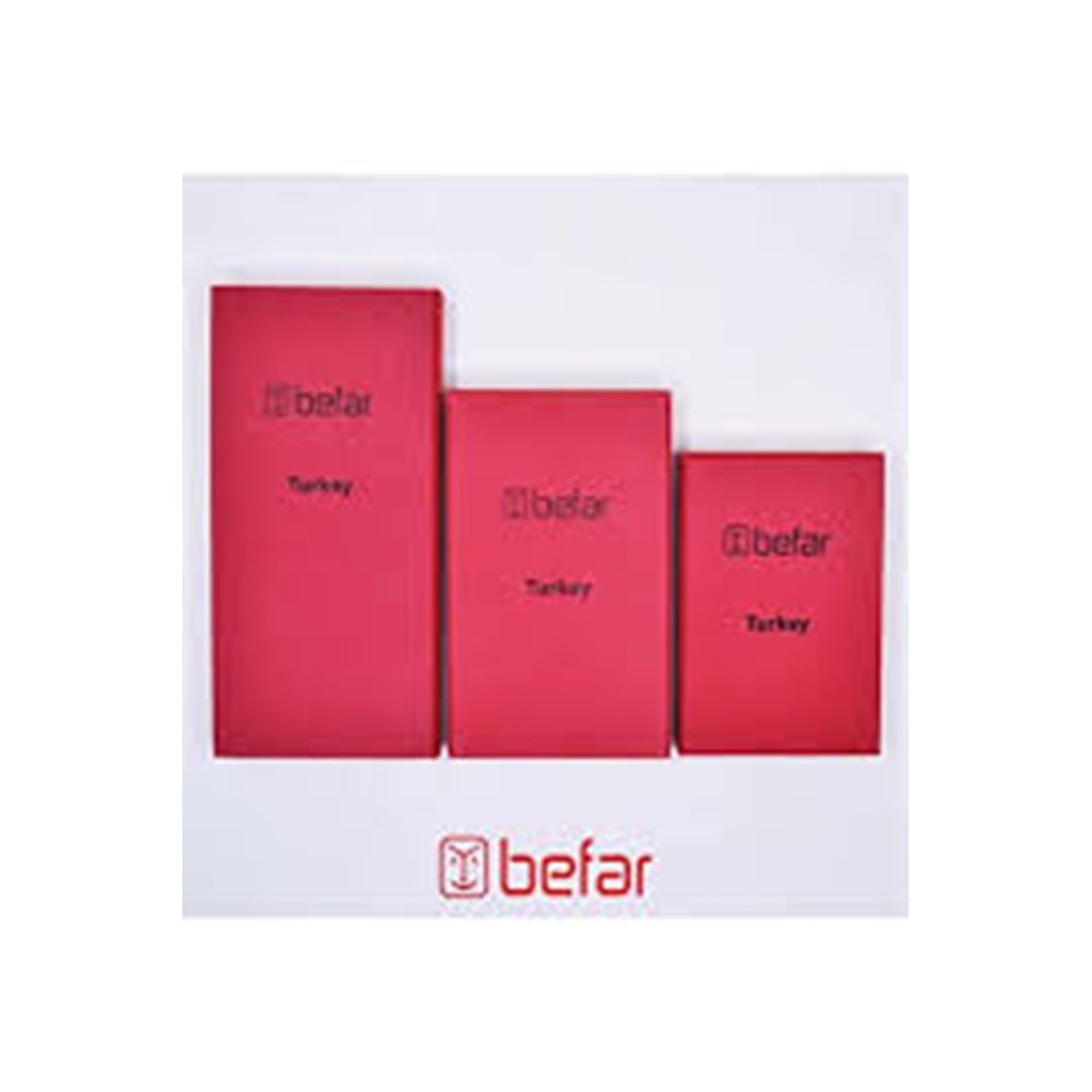 BEFAR ZIMPARA TAKOZU SERT, KIRMIZI (Orta)