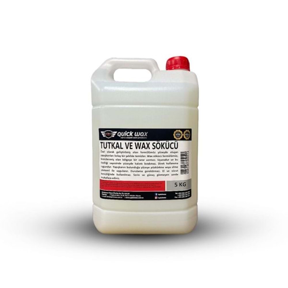 TUTKAL VE WAX SÖKÜCÜ 5 LT