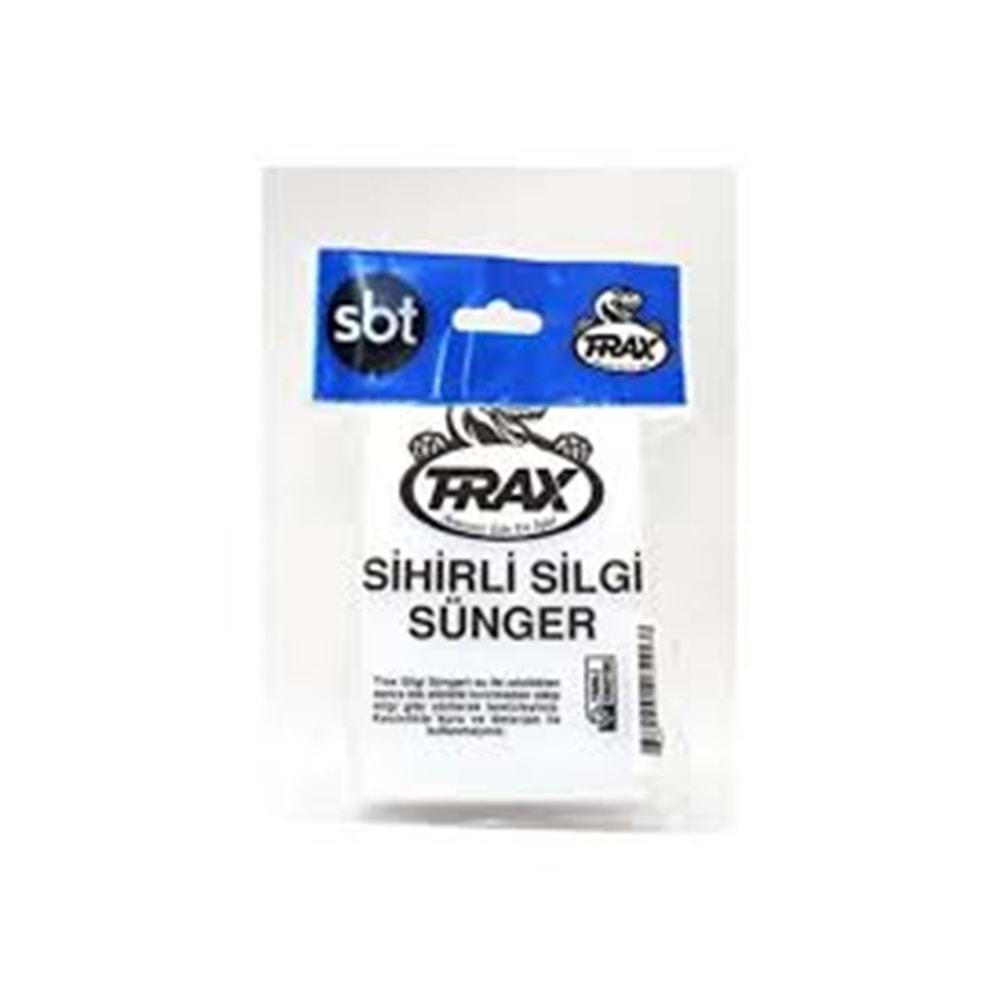 TRAX SİHİRLİ SİLGİ SÜNGER BEYAZ 10*2*6