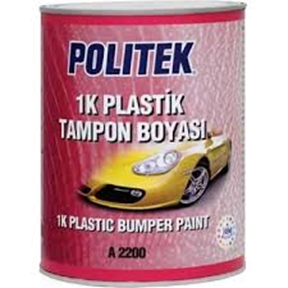 POLİTEK 1K PLASTİK TAMPON BOYASI 1LT