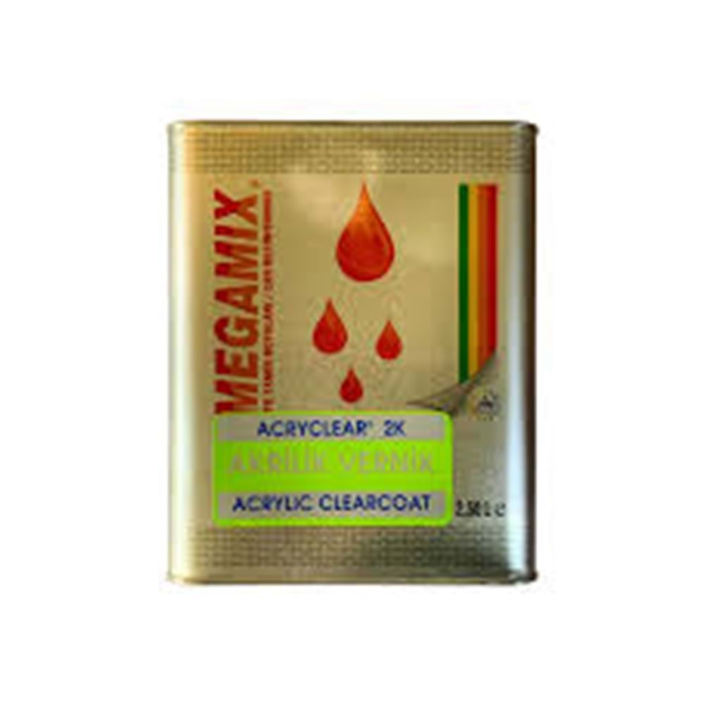 MEGAMİX AKRİLİK VERNİK 2,5LT