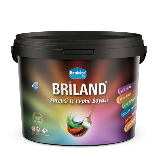 BRİLAND SU BAZ.YARI MAT SATEN BOYA 15L A BAZI
