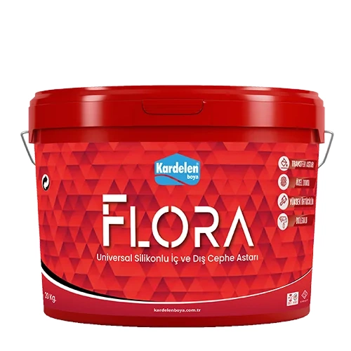 FLORA ÜN. SİLİKONLU İÇ.DIŞ ASTAR BEYAZ 3,5KG